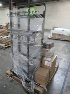 lot 239 image: WHOLESALE MIXED PALLET OF MISCELLANEOUS RETAIL DISPLAY RACK AND MORE
