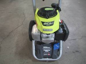 lot 59 image: Ryobi 3000-PSI 2.3-GPM Honda Gas Pressure Washer RY803001