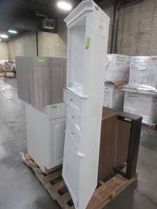 lot 323 image: WHOLESALE MIXED PALLET OF MISCELLANEOUS CABINETS