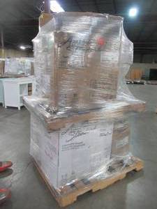lot 52 image: WHOLESALE MIXED PALLET OF TOILET KITS