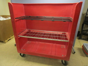 lot 409 image: TINGUE BROWN POLY-TRUX UTILITY CART