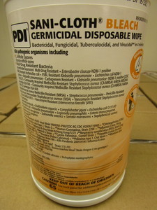 lot 408 image: SANI-CLOTH BLEACH GERMICIDAL DISPOSABLE WIPES - BULK CASES