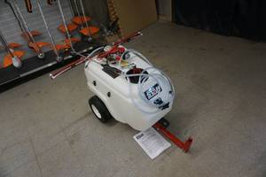 lot 37 image: North Star Brand Tow Behind BroadcastSpot Sprayer