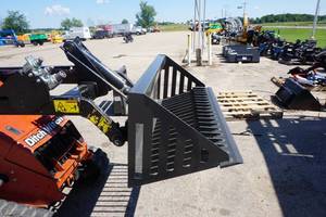 lot 23 image: Brand New CID Brand Toro, Dingo, Boxer Mini Skid Universal Mount 48 Rock Bucket
