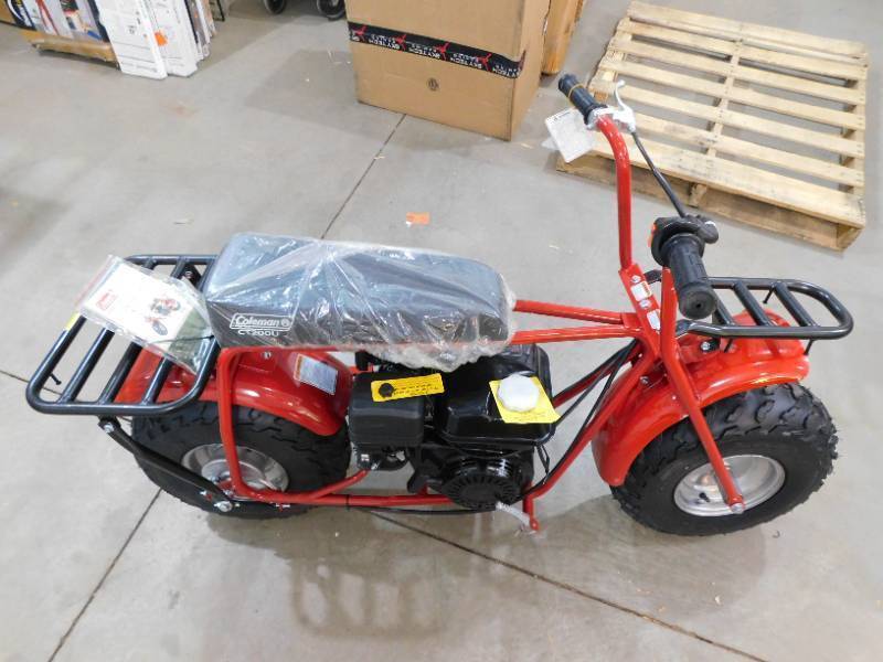 lot 4 image: NEW - Coleman Trail 200 196cc Gas-Powered Mini Bike - Red