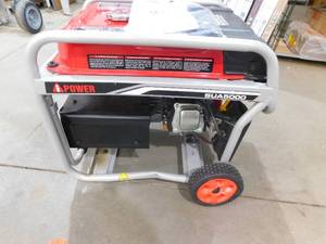 lot 6 image: A-iPower 5000-Watt Gasoline Powered Manual Start Portable Generator