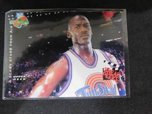 lot 19 image: 1996 Upper Deck Space Jam Michael Jordan #56