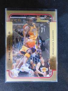 lot 21 image: 2003 Bowman Gold Kobe Bryant #100