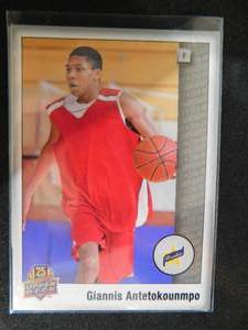 lot 25 image: 2014 Upper Deck 25th Anniversary Giannis Antetokounmpo Rookie #127