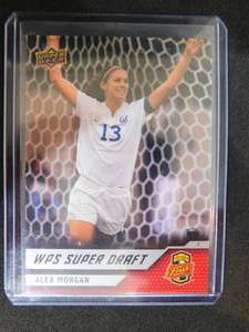lot 28 image: 2011 Upper Deck Alex Morgan Rookie Card #198