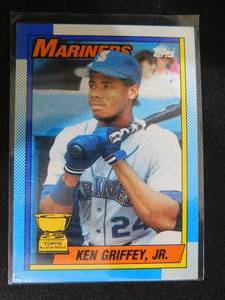 lot 42 image: 1990 Topps All Rookie Ken Griffey Jr. #336