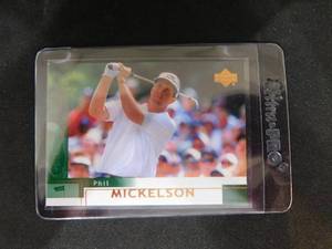 lot 60 image: 2002 Upper Deck Phil Mickelson Rookie #41