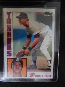 lot 74 image: 1984 Topps Don Mattingly Rookie Card #8