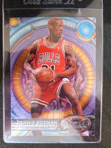 lot 82 image: 1997 Metal Universe Dennis Rodman Chicago Bulls #107