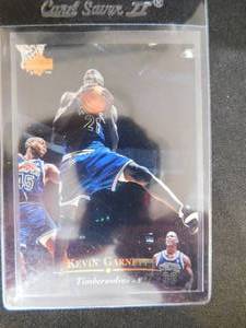 lot 88 image: 1995 Upper Deck Kevin Garnett Rookie Card #273