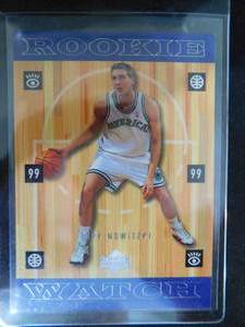 lot 89 image: 1998 Upper Deck Dirk Nowitzki Rookie Card #320