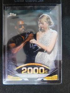 lot 102 image: 2011 Topps American Pie Kanye West Rookie Card #196 RARE