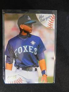 lot 121 image: 1994 Action Packed Alex Rodriguez Rookie Card #1