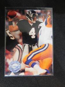 lot 125 image: 1991 Pro Set Platinum Brett Favre Rookie Card #290