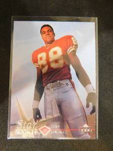 lot 130 image: 1997 Upper Deck Tony Gonzalez Rookie Card #9