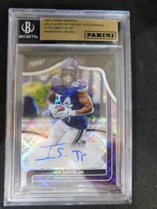 lot 151 image: 2020 Panini POD Autograph Irv Smith Jr. #30