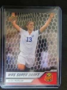 lot 153 image: 2011 Upper Deck Alex Morgan Rookie Card #198