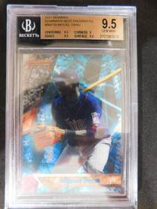lot 157 image: BGS 9.5 GEM MINT 2011 Bowmans Best Prospects Miguel Sano Rookie Card #BBP20