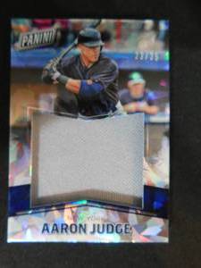 lot 170 image: 2016 Panini Cracked Ice Jumbo Jersey Aaron Judge Serial #2225