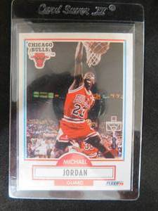 lot 171 image: 1990 Fleer Michael Jordan Card #26