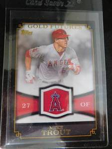 lot 173 image: 2012 Topps Gold Futures Mike Trout #GF-16