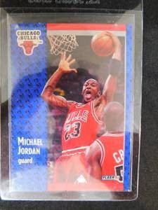 lot 181 image: 1991 Fleer Michael Jordan #29 Chicago Bulls