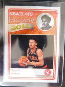 lot 184 image: 2018 NBA Hoops Class Of 2018 Trae Young Rookie Card #5