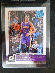 lot 194 image: 2015 Donruss DAngelo Russell Rated Rookie #218