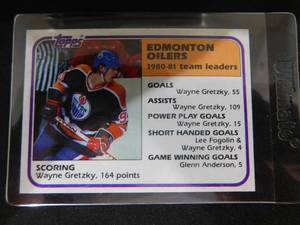 lot 196 image: 1981 Topps Wayne Gretzky Team Leaders #52