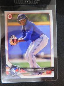 lot 198 image: 2018 Bowman Prospects Vladimir Guerrero Jr. Rookie Card #BP150