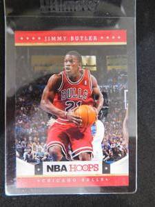 lot 199 image: 2012 NBA Hoops Jimmy Butler Rookie Card #249