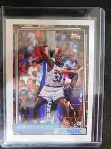 lot 202 image: 1992 Topps Shaquille ONeal Rookie Card #362