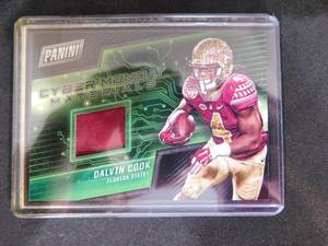 lot 205 image: 2017 Panini Cyber Monday Jersey Dalvin Cook Rookie Card #DC