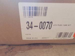 lot 51 image: ATV plow tube kits. 2 new Kolpin kits  other parts.