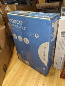 lot 41 image: Cosco Simple Fold High Chair with 3-Position Tray