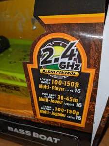 lot 50 image: NKOK RealTree Full Function Remote Control Bass Boat (RC)