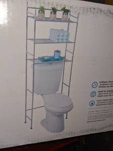 lot 57 image: Honey Can Do 3 Tier Space Saver Shelf, Brilliant Chrome