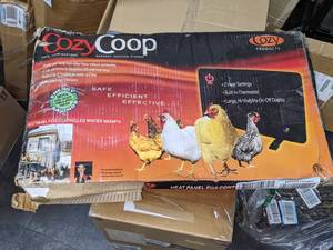 lot 58 image: Cozy Products CL Cozy Safe Chicken Coop Heater 200 Watts