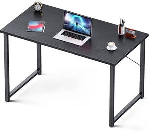 lot 35 image: Coleshome Sturdy ComputerWriting Desk, Black, 39
