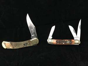 lot 128 image: Whitetail Cutlery & Steel Warrior Pocket Knives (3)