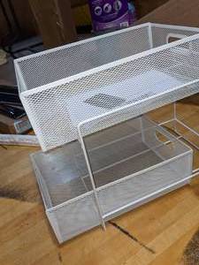 lot 80 image: Metal Office Storage Bins