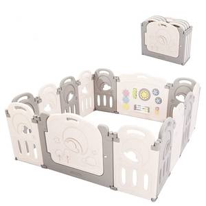 lot 61 image: Cloud Castle Foldable Playpen 8-Panel Extension by Fortella