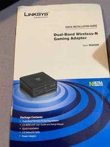 lot 135 image: Linksys Dual-Band Gaming Adaptor