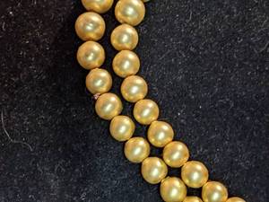 Antique Graduated Double Strand Beaded Choker