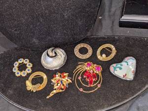 Collection of Vintage Brooches